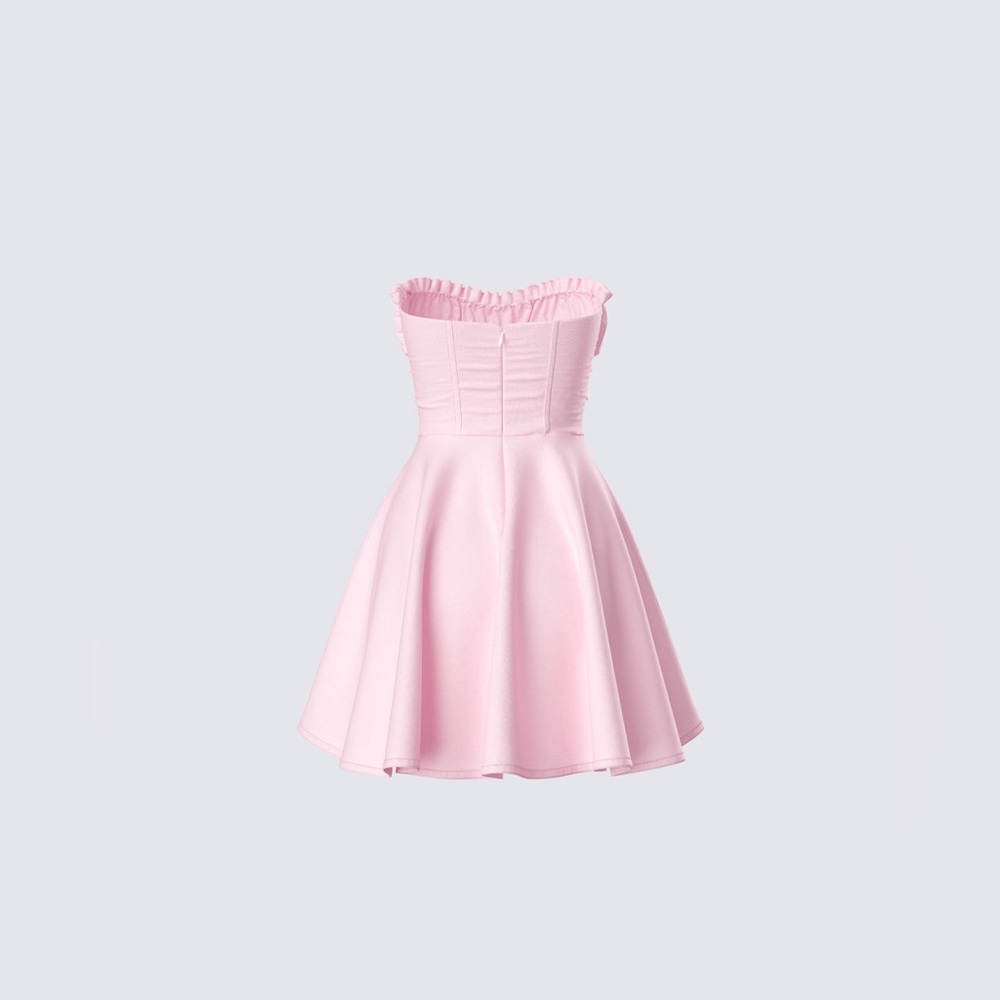 FINESSE Bonnie Pink Mini Dress - Picture 4 of 7